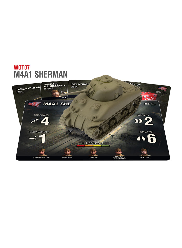 World of Tanks Miniatures Game - Expansion Pack M4A1 75mm Sherman